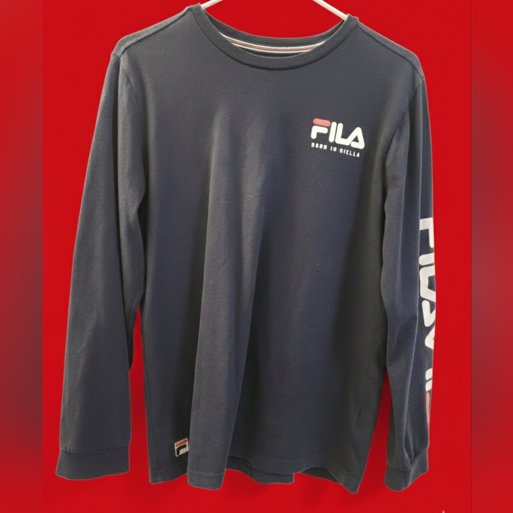 FILA Navy Blue Long Sleeve Tee